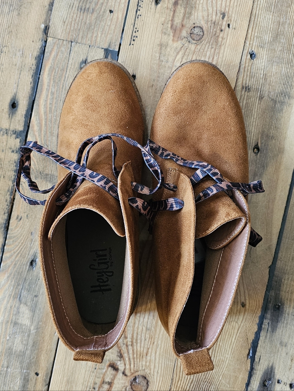 City Girl Ankle Boots -Size 7 Suede Texture